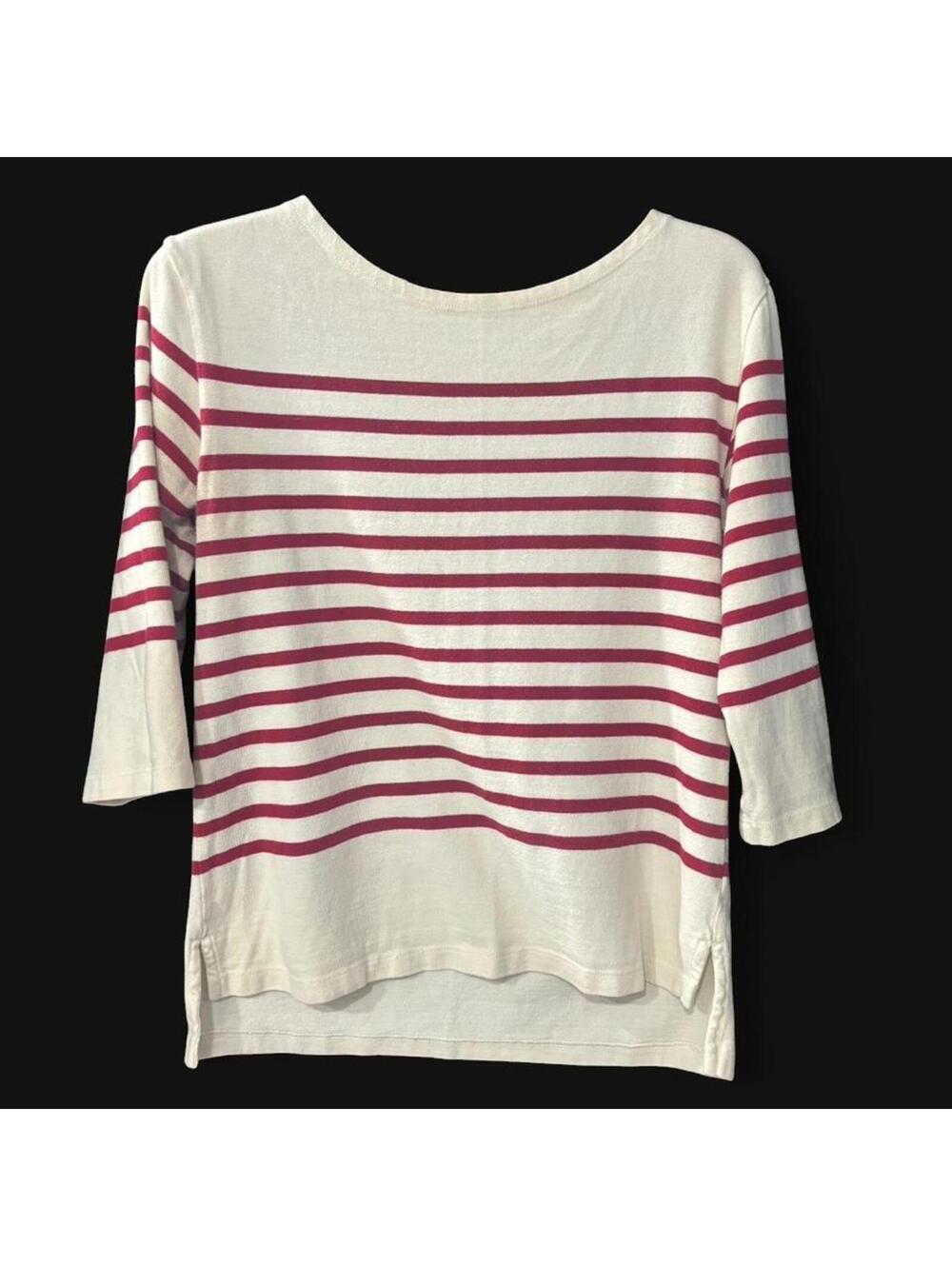 Forever 21 Red Stripe Boatneck Top – Women’s Medium